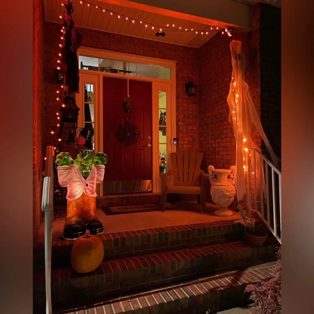 Vintage Spooky Wood Witch Bat Wreath Halloween Fall Foliage Grapevine  Kitschy